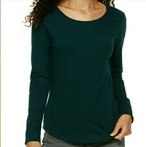 NWT Blue Green Long Sleeve Crewneck SONOMA
